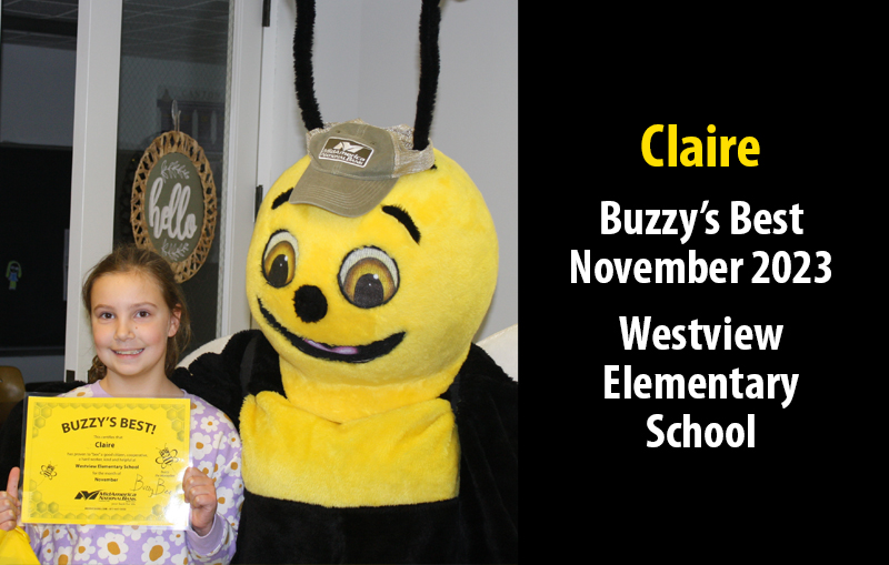 Claire-BuzzysBestNovember2023-WestviewElementarySchool