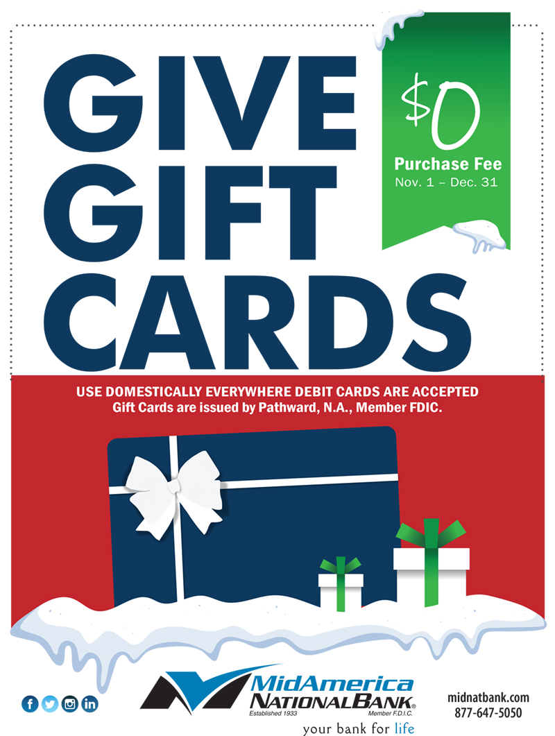 Give Gift Cards - No Purchase Fee