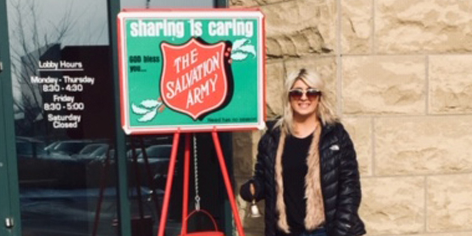 Salvation Army Bell in Macomb